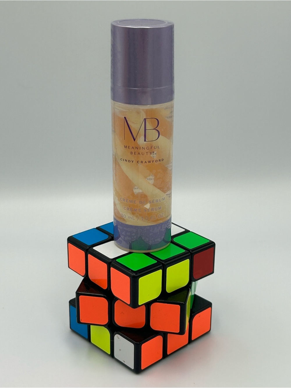 Meaningful Beauty Crème de Sérum — Peach Gel with Lavender Cap